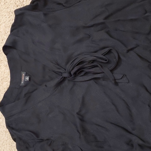 Talbots Neck Tie Blouse Top- 12 - Picture 2 of 8